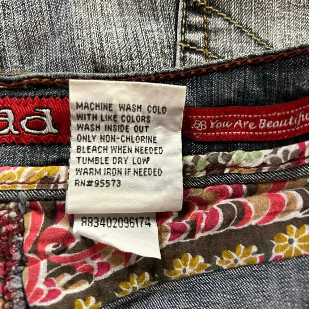 Y2K Mudd Denim Gray Blue Mini Skirt Womens Juniors 11 Grunge Indie Going Out